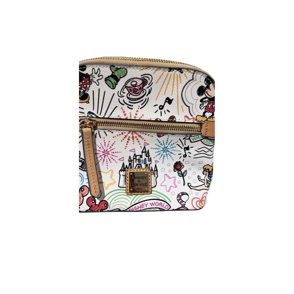 Disney Dooney Bourke Sketch Handbag Mickey, Minnie, & Friends Gently carried - Picture 8 of 16